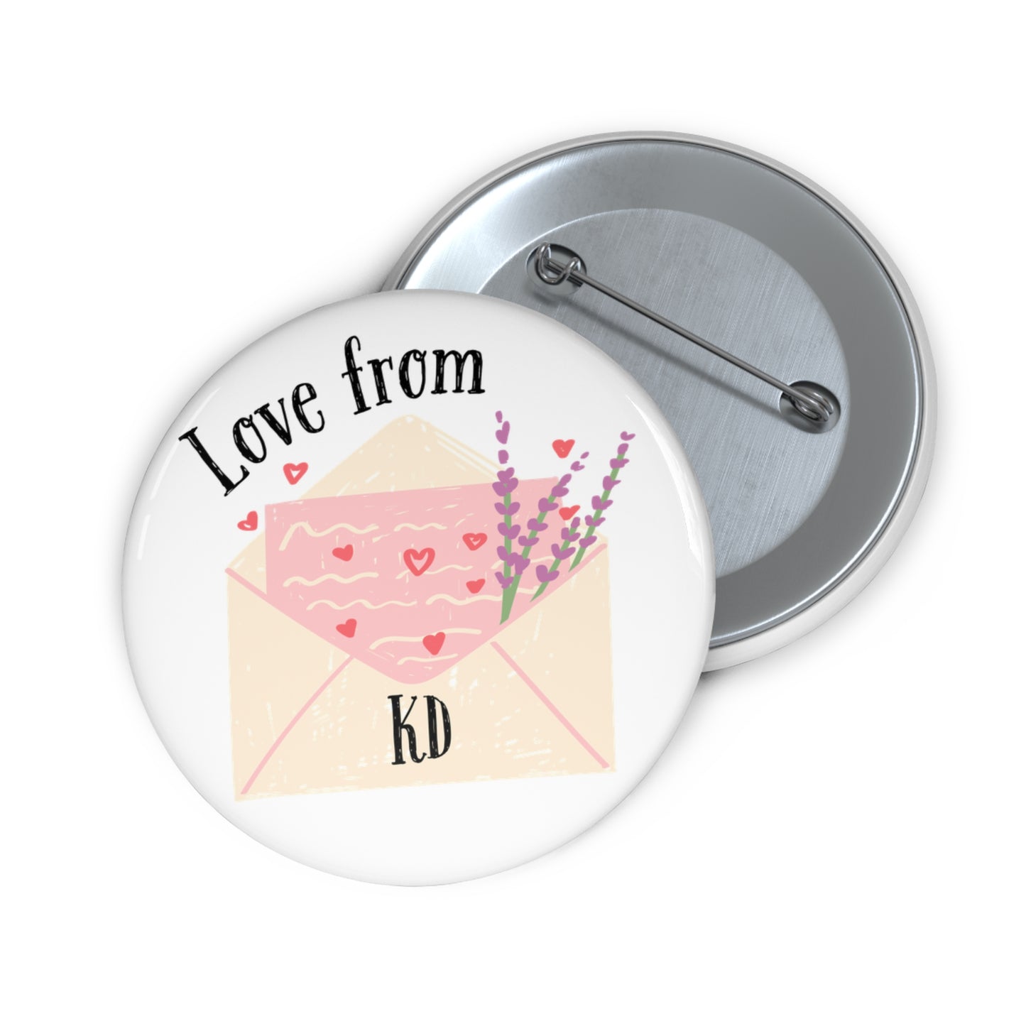 Love Letter Sorority Pin Buttons