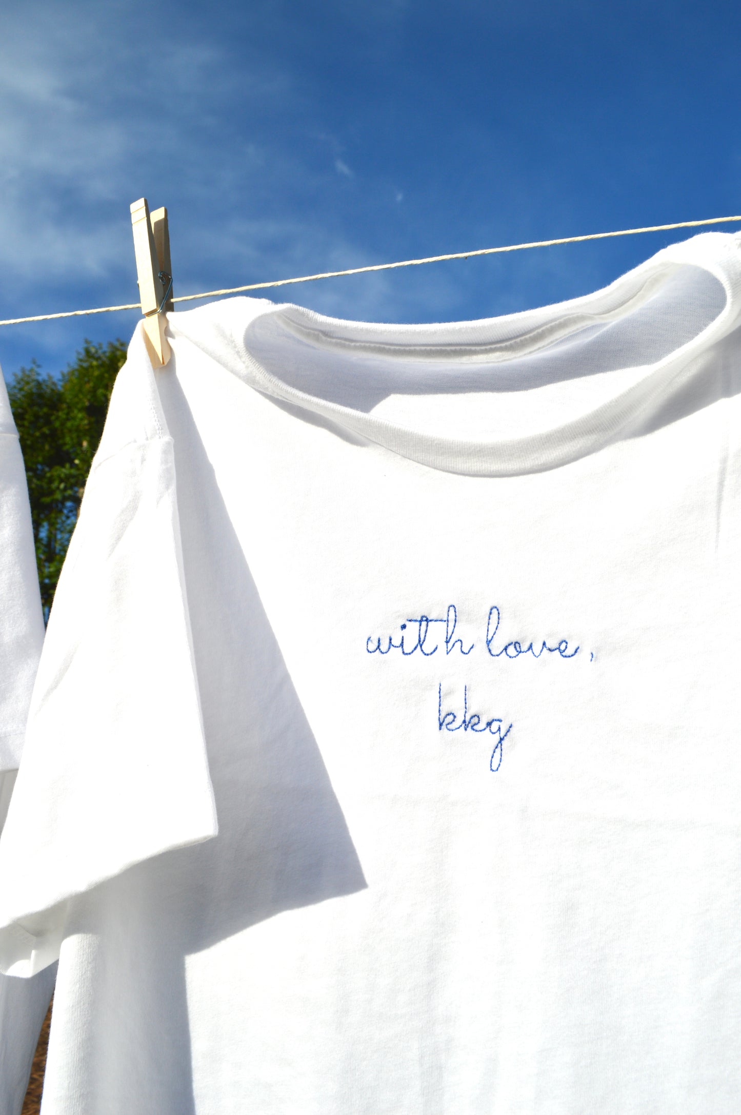 Kappa Kappa Gamma Embroidered With Love Cropped T-Shirt