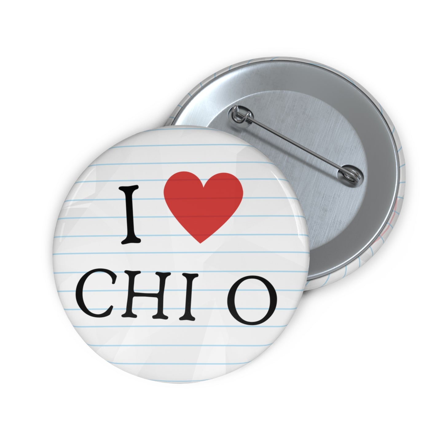 Notebook Sorority Pin Buttons