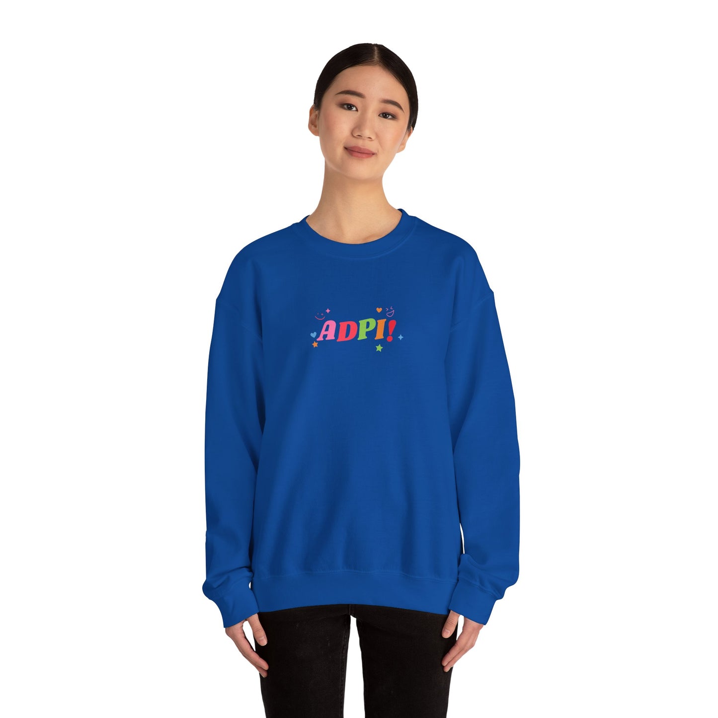 Alpha Delta Pi "Lucky me!" Crewneck Sweatshirt