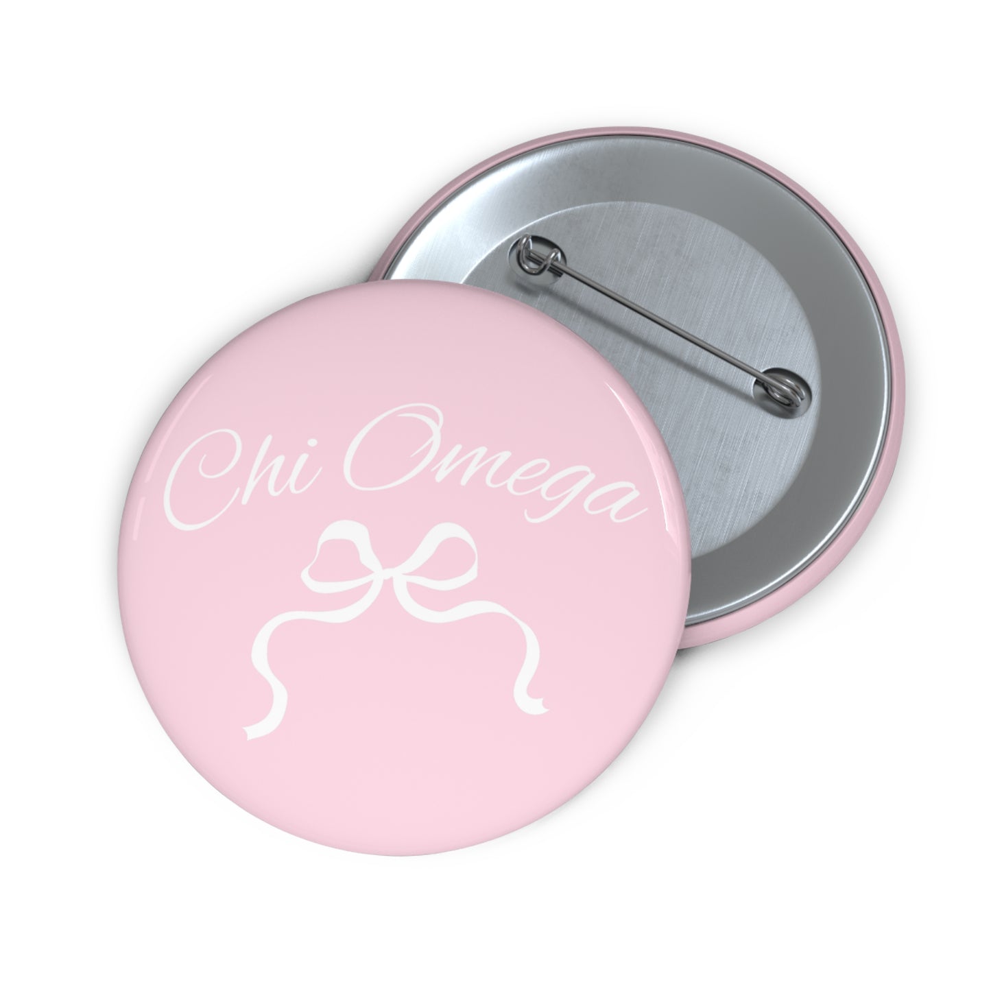 White Bow Sorority Pin Buttons