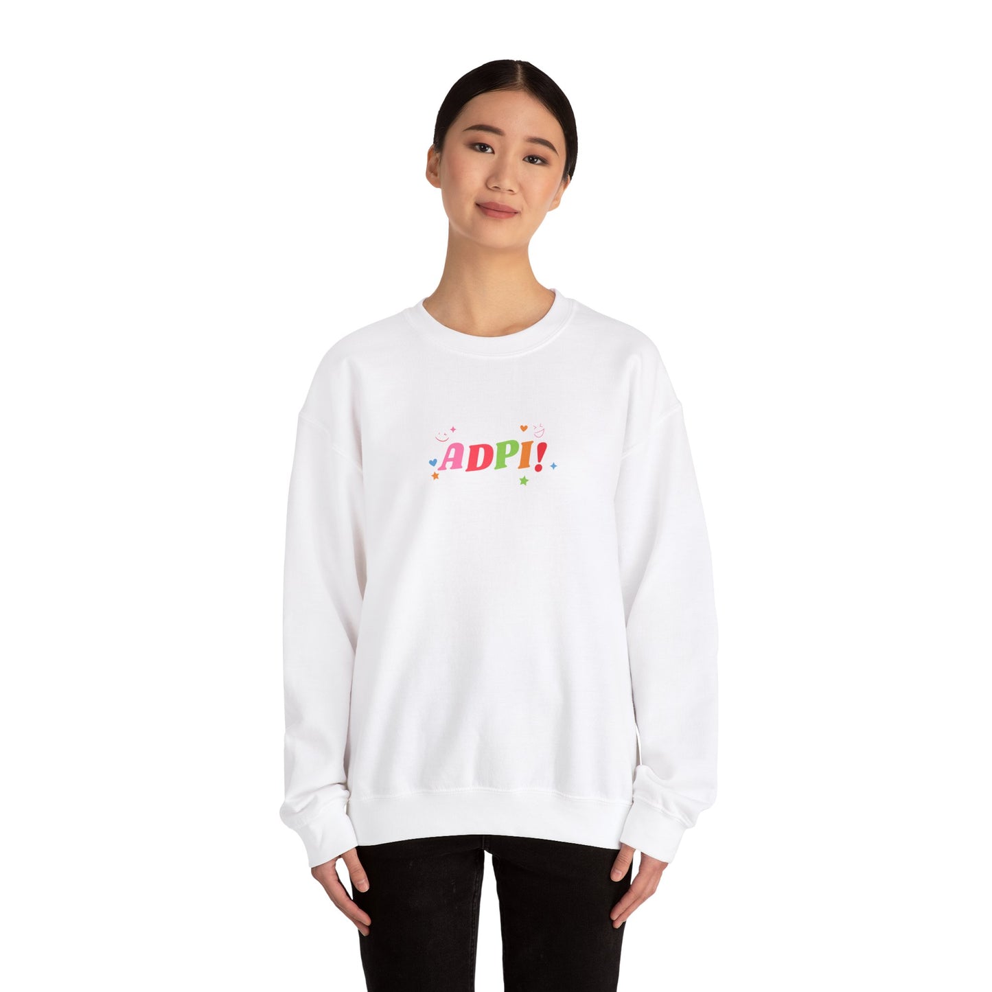 Alpha Delta Pi "Lucky me!" Crewneck Sweatshirt