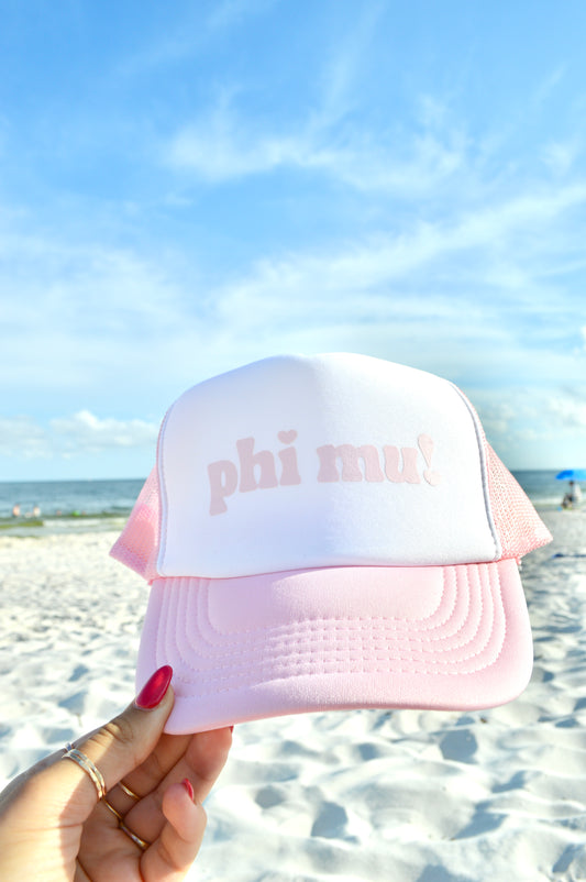 Phi Mu Trucker Hat
