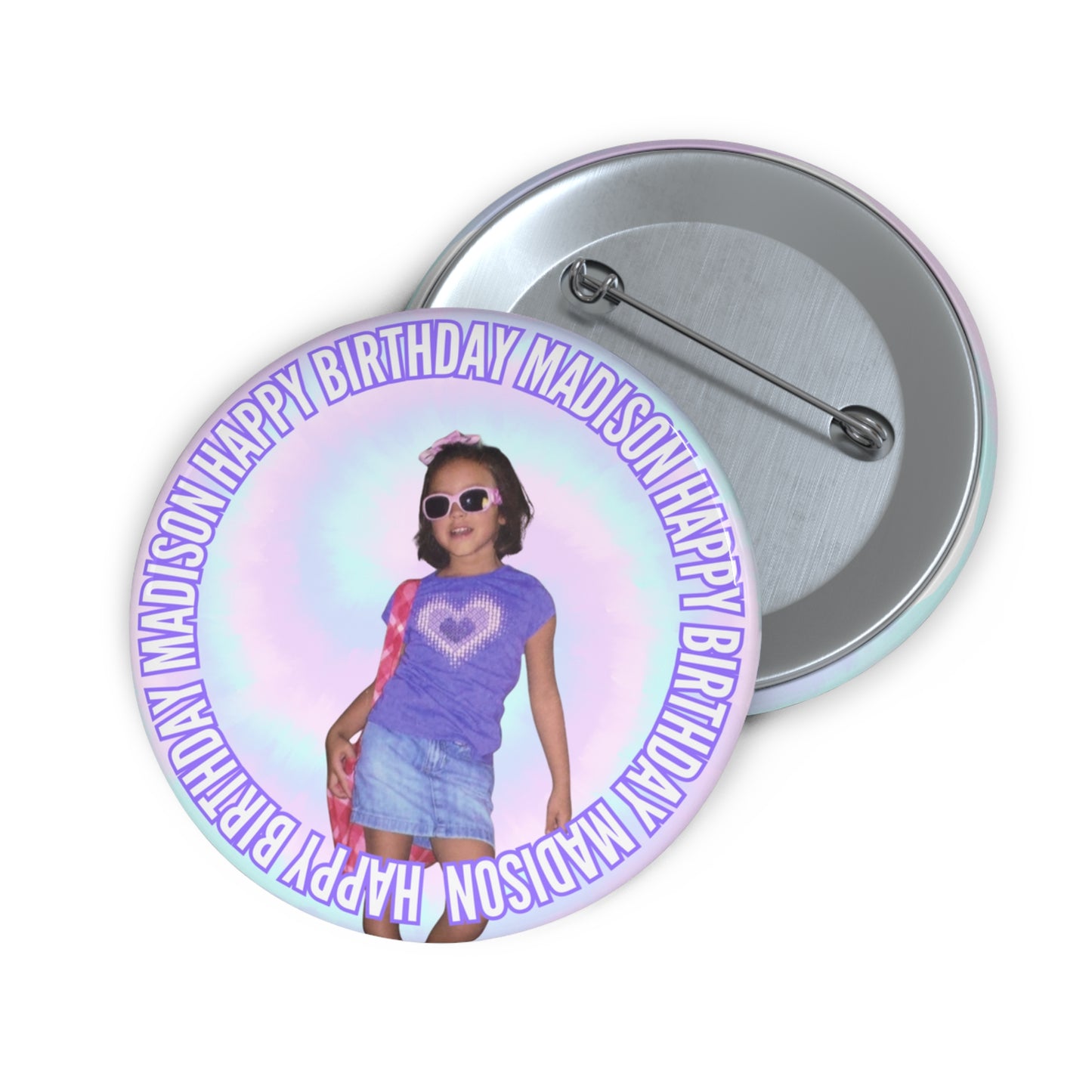 Custom Birthday 2.25” Pin Buttons