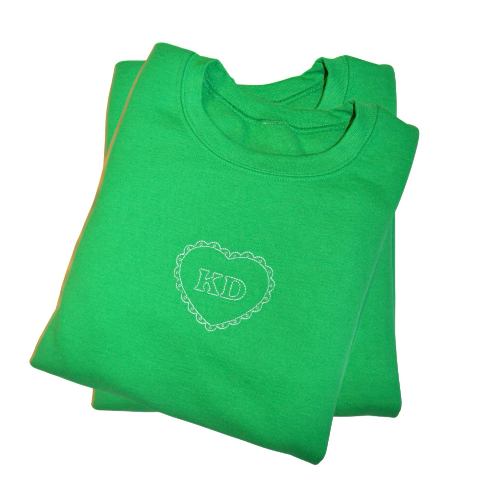 Kappa Delta heart crewneck