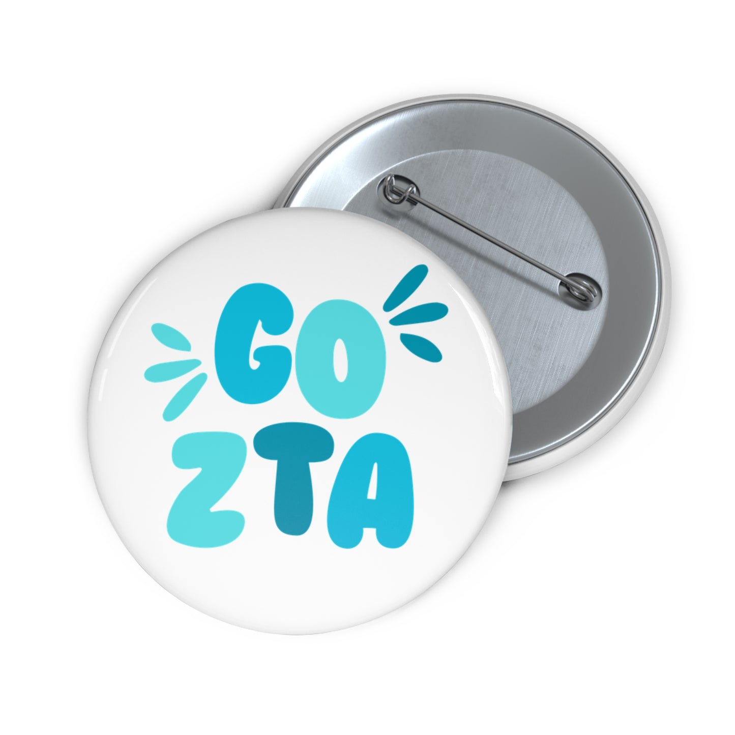 “Go *Sorority Name*” Pin Buttons