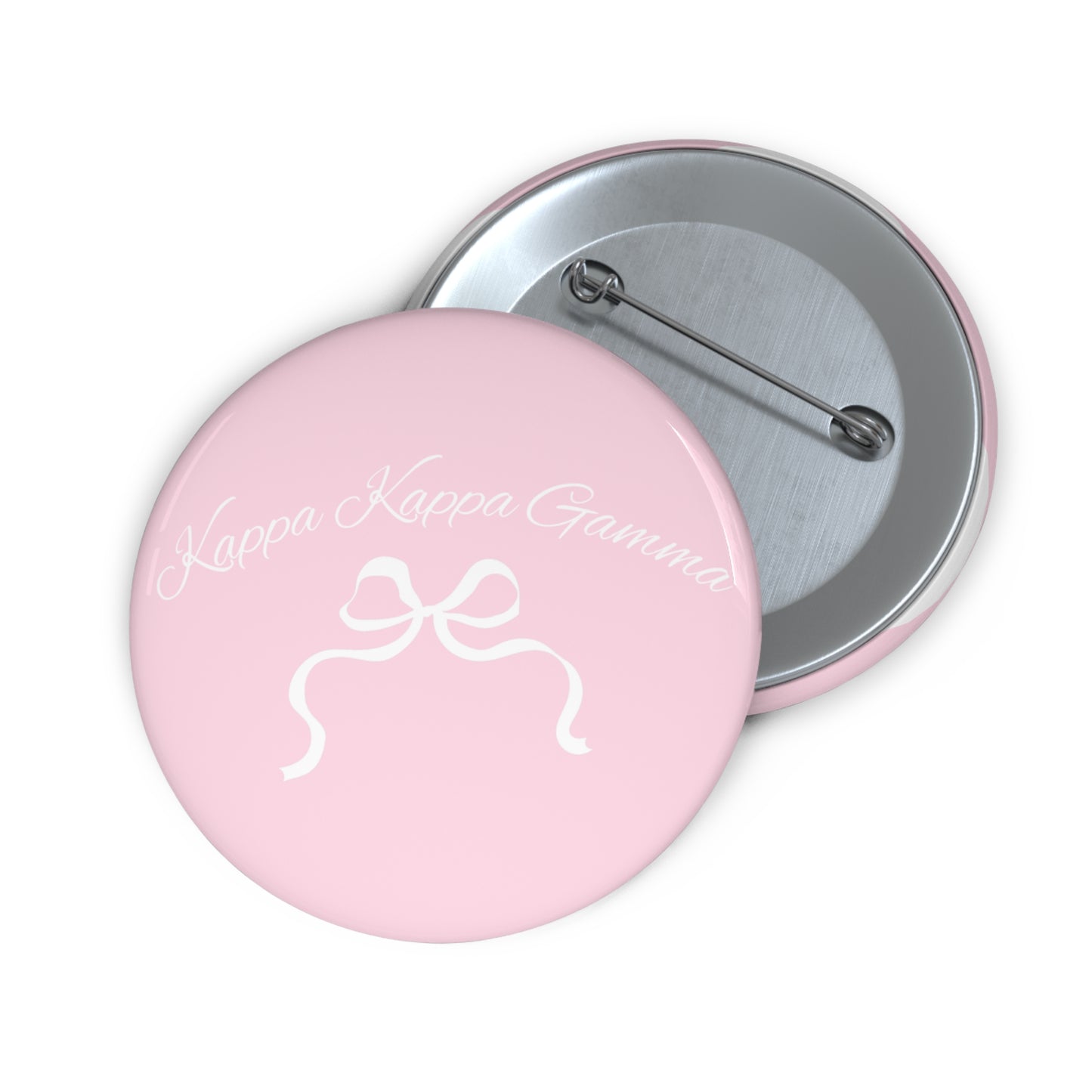 White Bow Sorority Pin Buttons