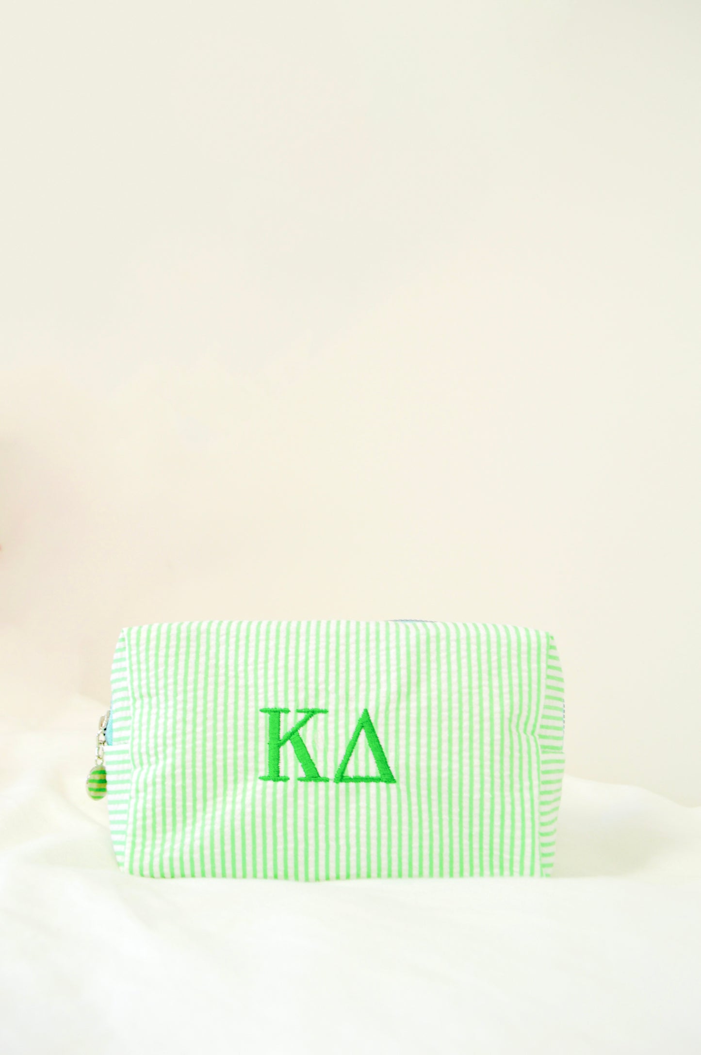 Kappa Delta Embroidered Sorority Cosmetic Bag