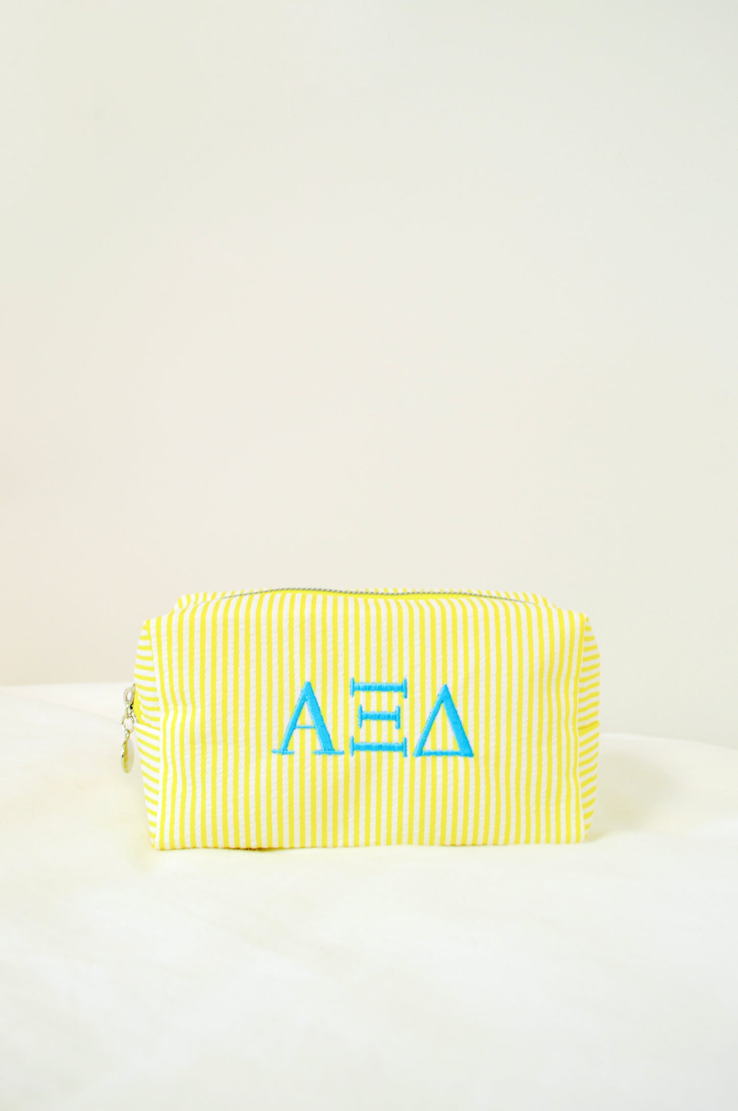 Alpha Xi Delta Embroidered Sorority Cosmetic Bag