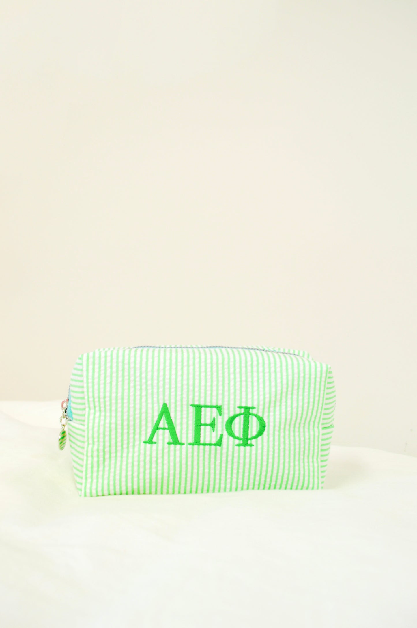 Alpha Epsilon Phi Embroidered Sorority Cosmetic Bag