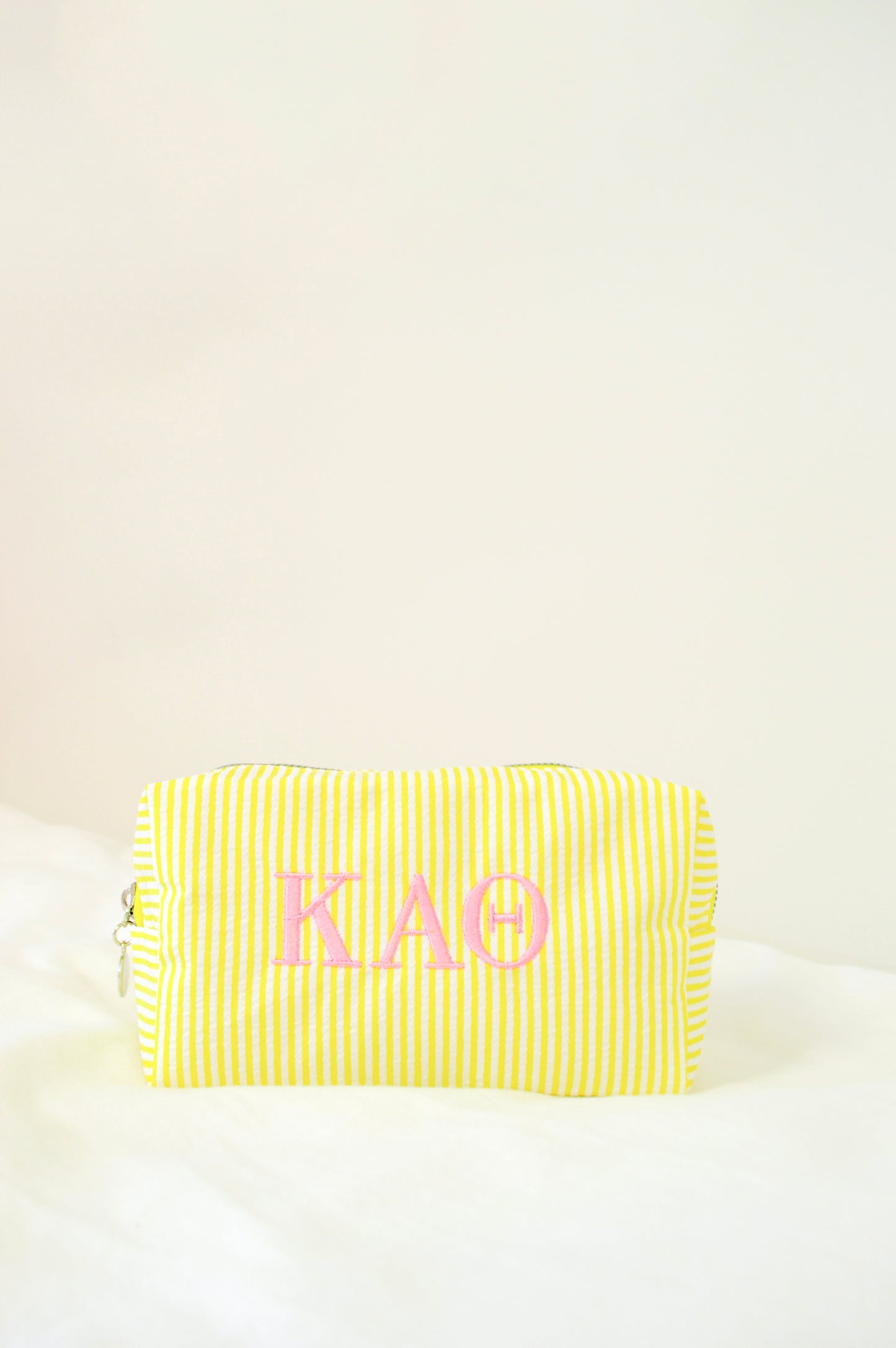 Kappa Alpha Theta Embroidered Sorority Cosmetic Bag