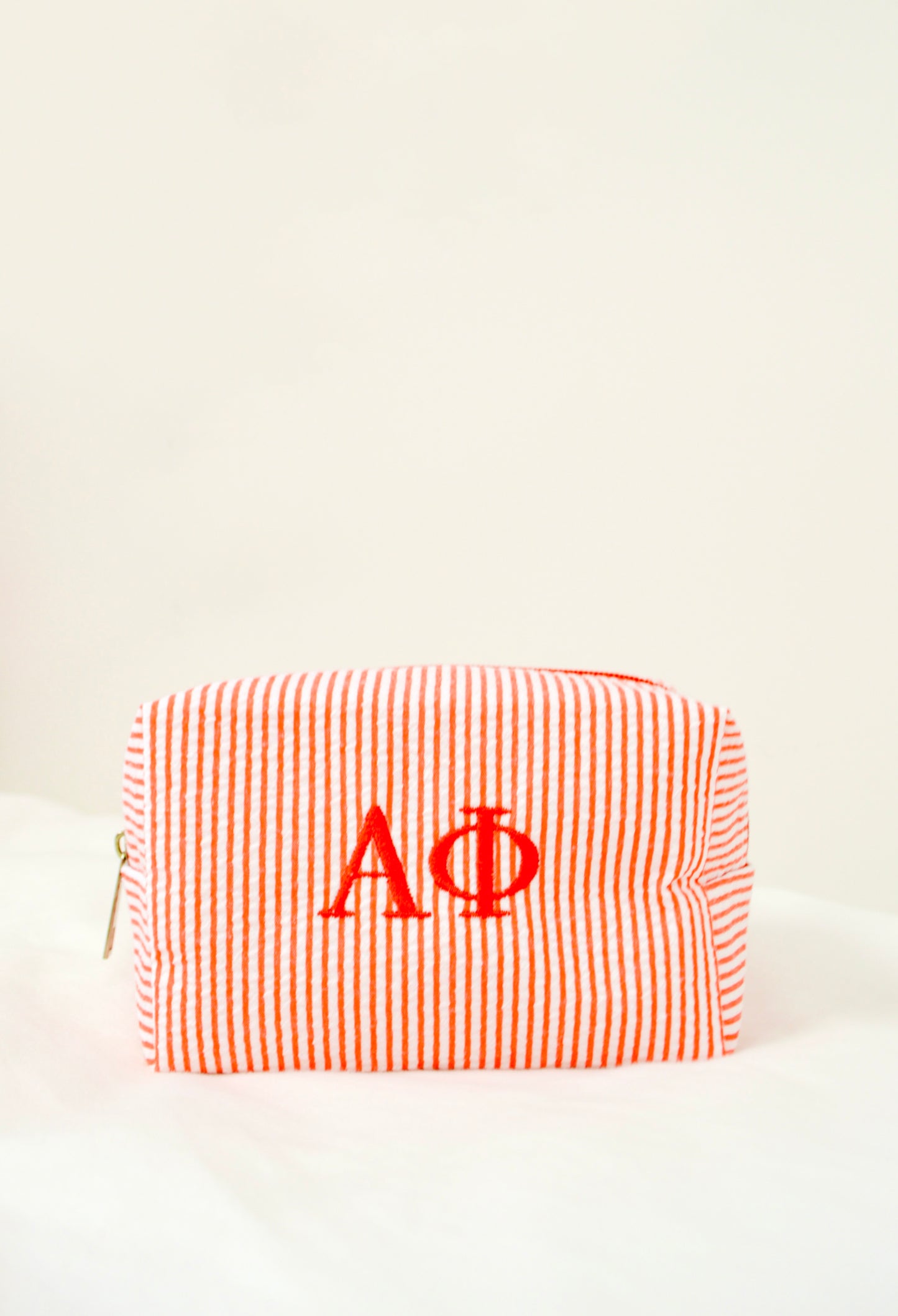 Alpha Phi Embroidered Sorority Cosmetic Bag