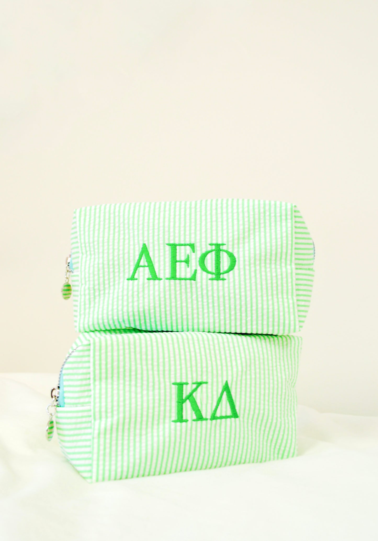 Kappa Delta Embroidered Sorority Cosmetic Bag