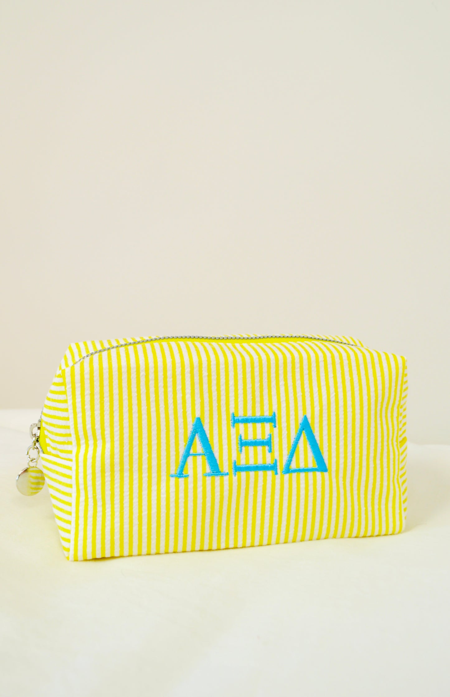 Alpha Xi Delta Embroidered Sorority Cosmetic Bag