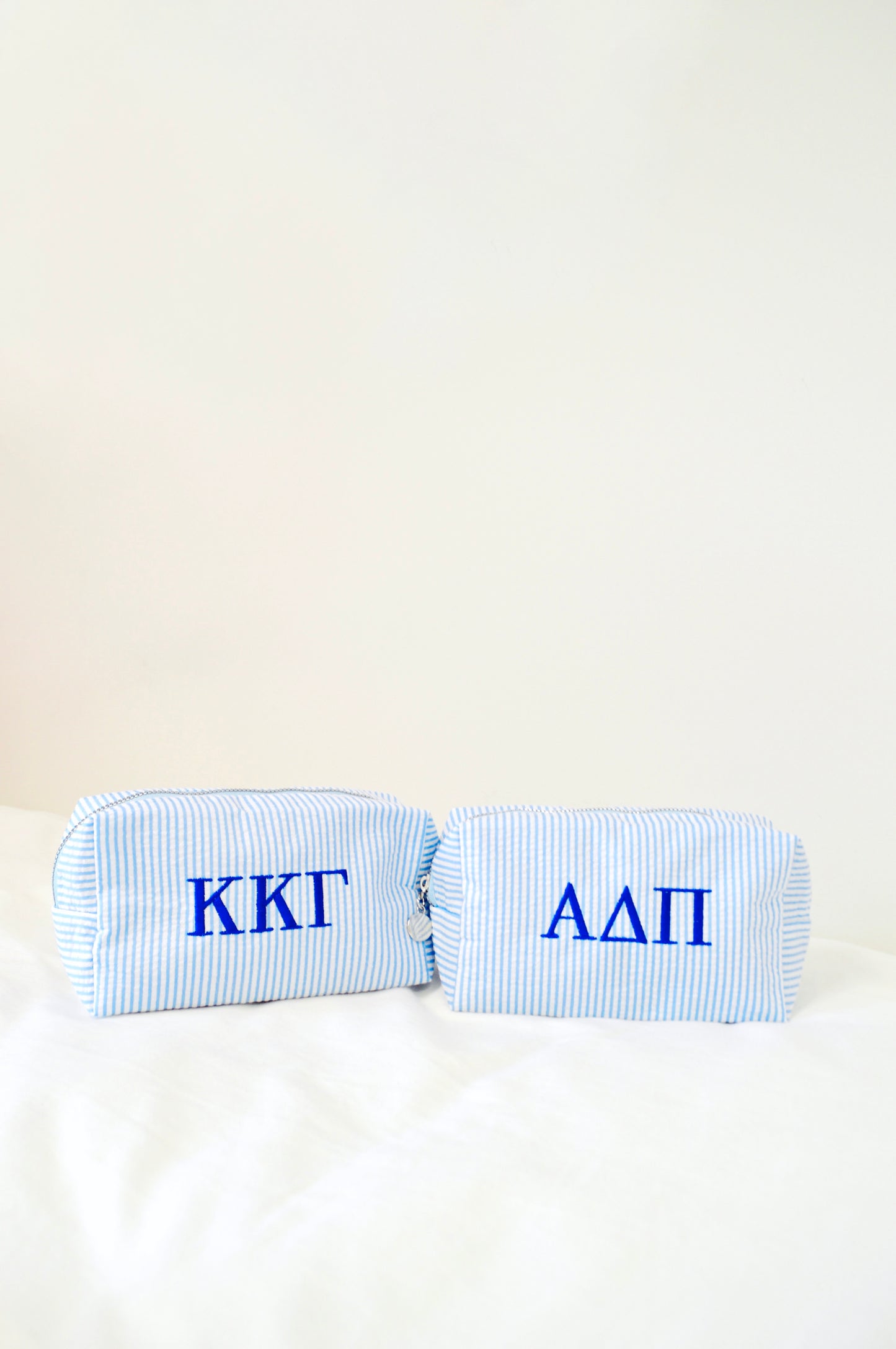 Kappa Kappa Gamma Embroidered Sorority Cosmetic Bag