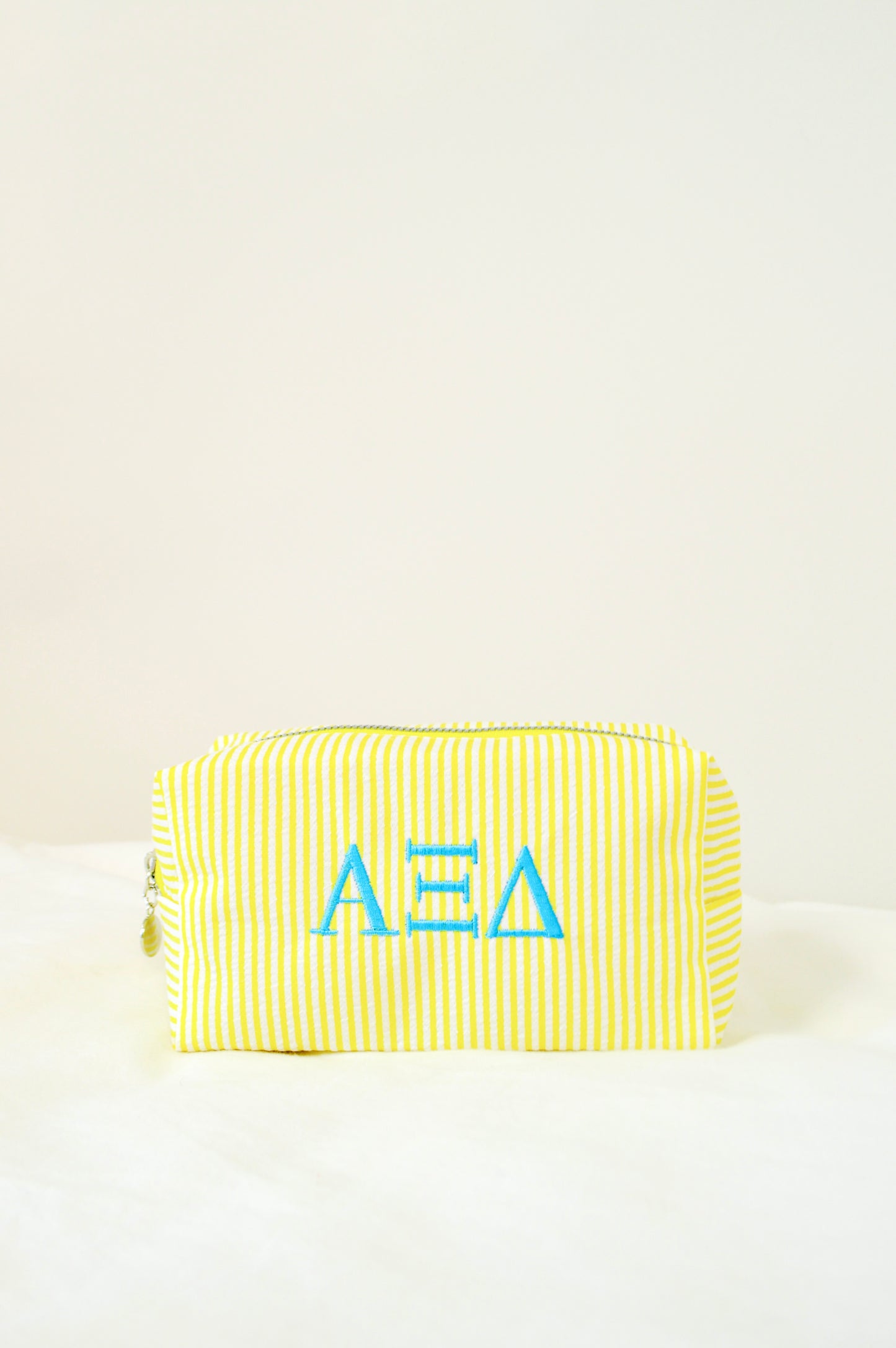 Alpha Xi Delta Embroidered Sorority Cosmetic Bag