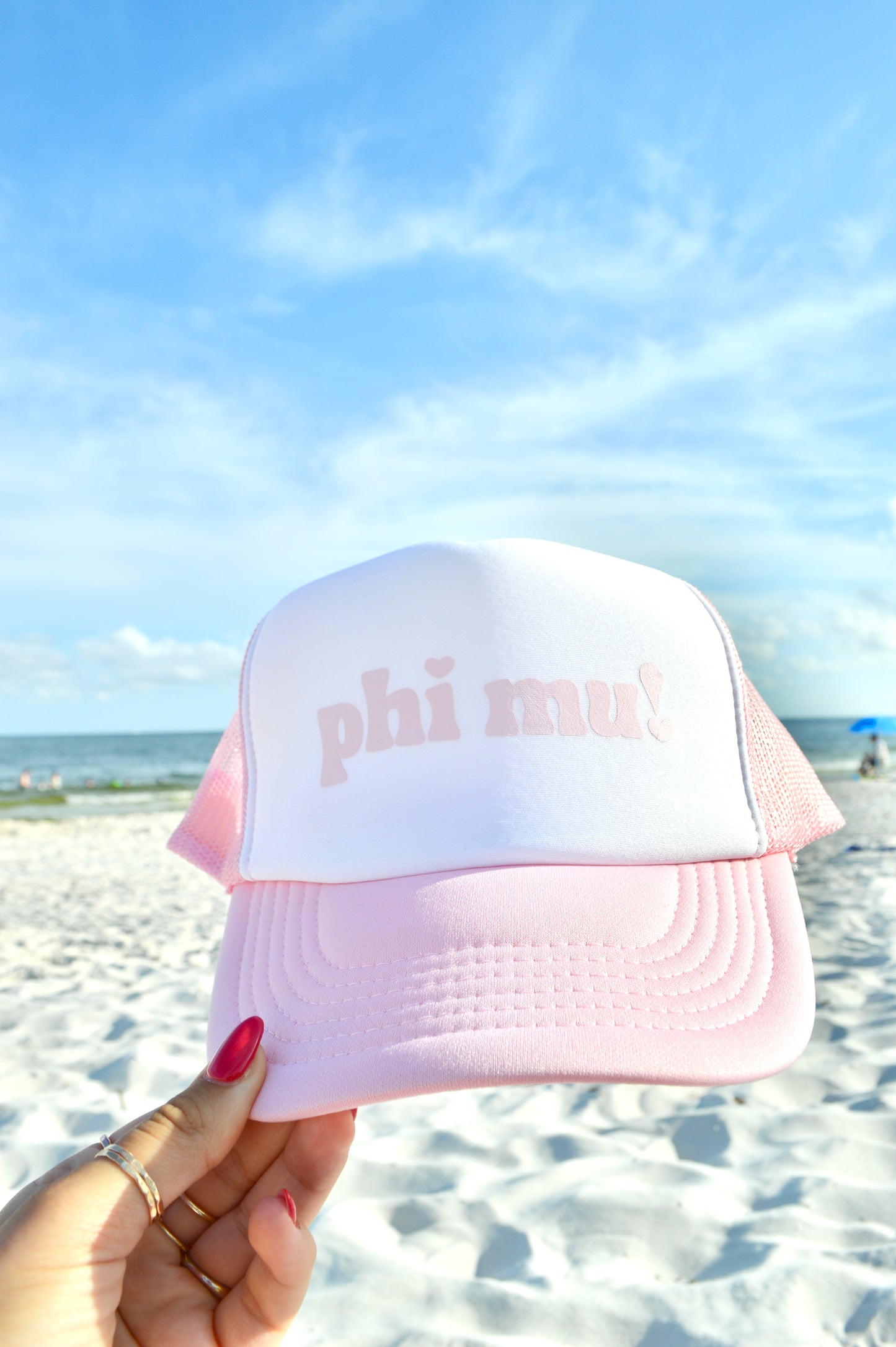 Phi Mu Trucker Hat