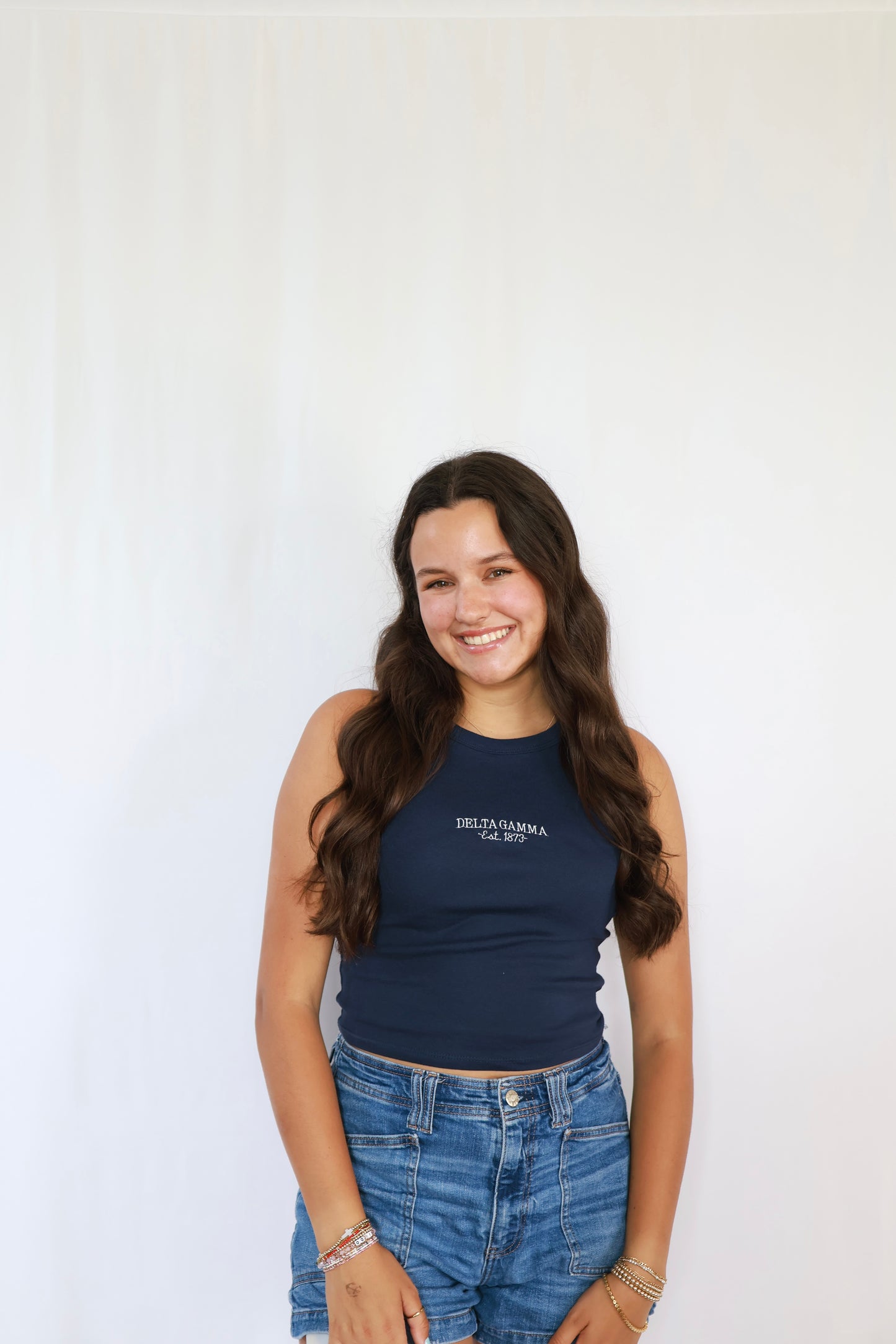 Sorority Signature Embroidered Tank