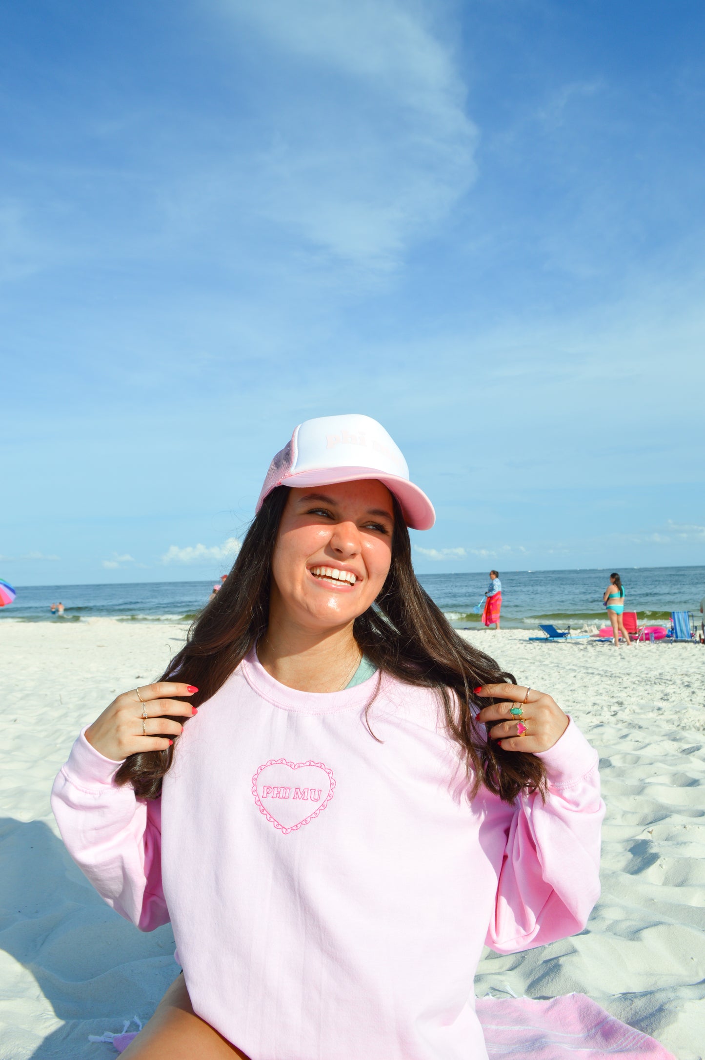 Phi Mu Trucker Hat