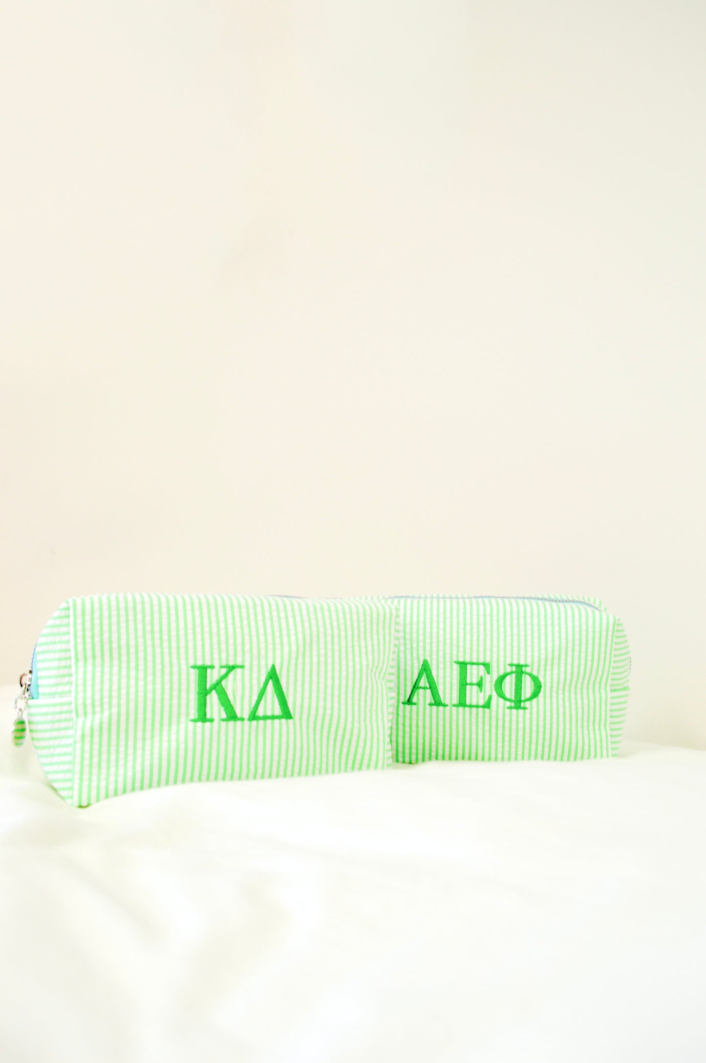 Kappa Delta Embroidered Sorority Cosmetic Bag