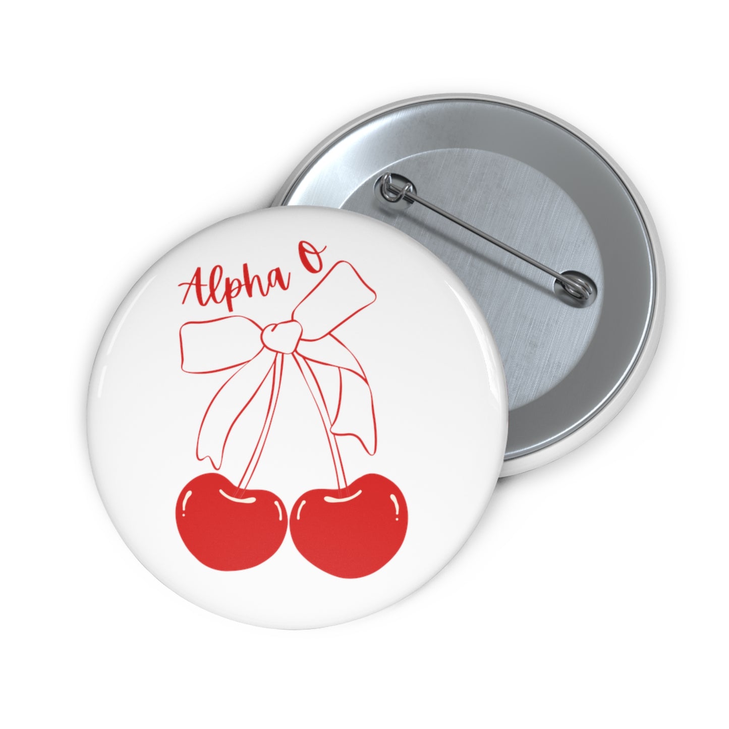 Cherry Sorority Pin Buttons
