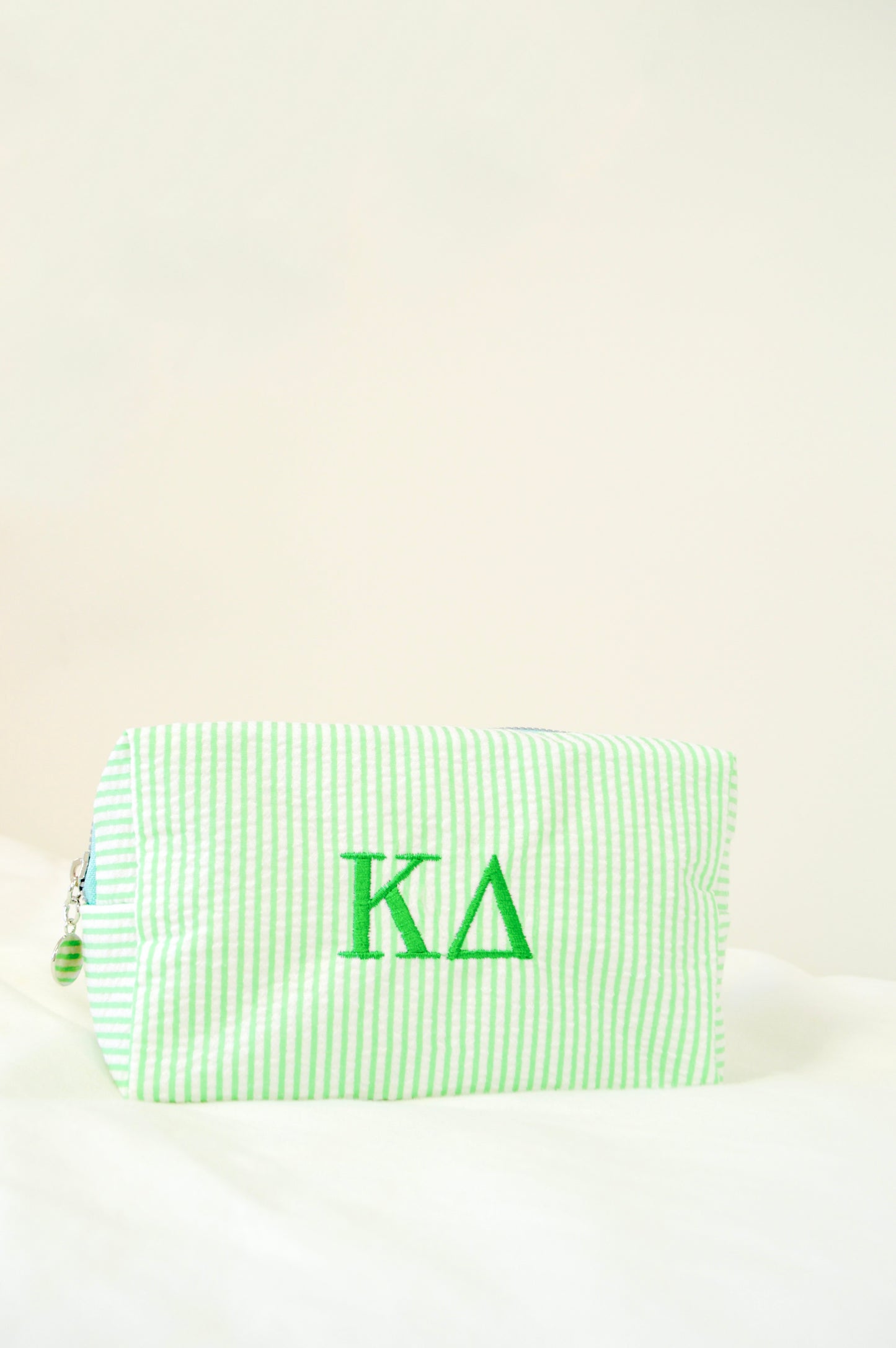 Kappa Delta Embroidered Sorority Cosmetic Bag