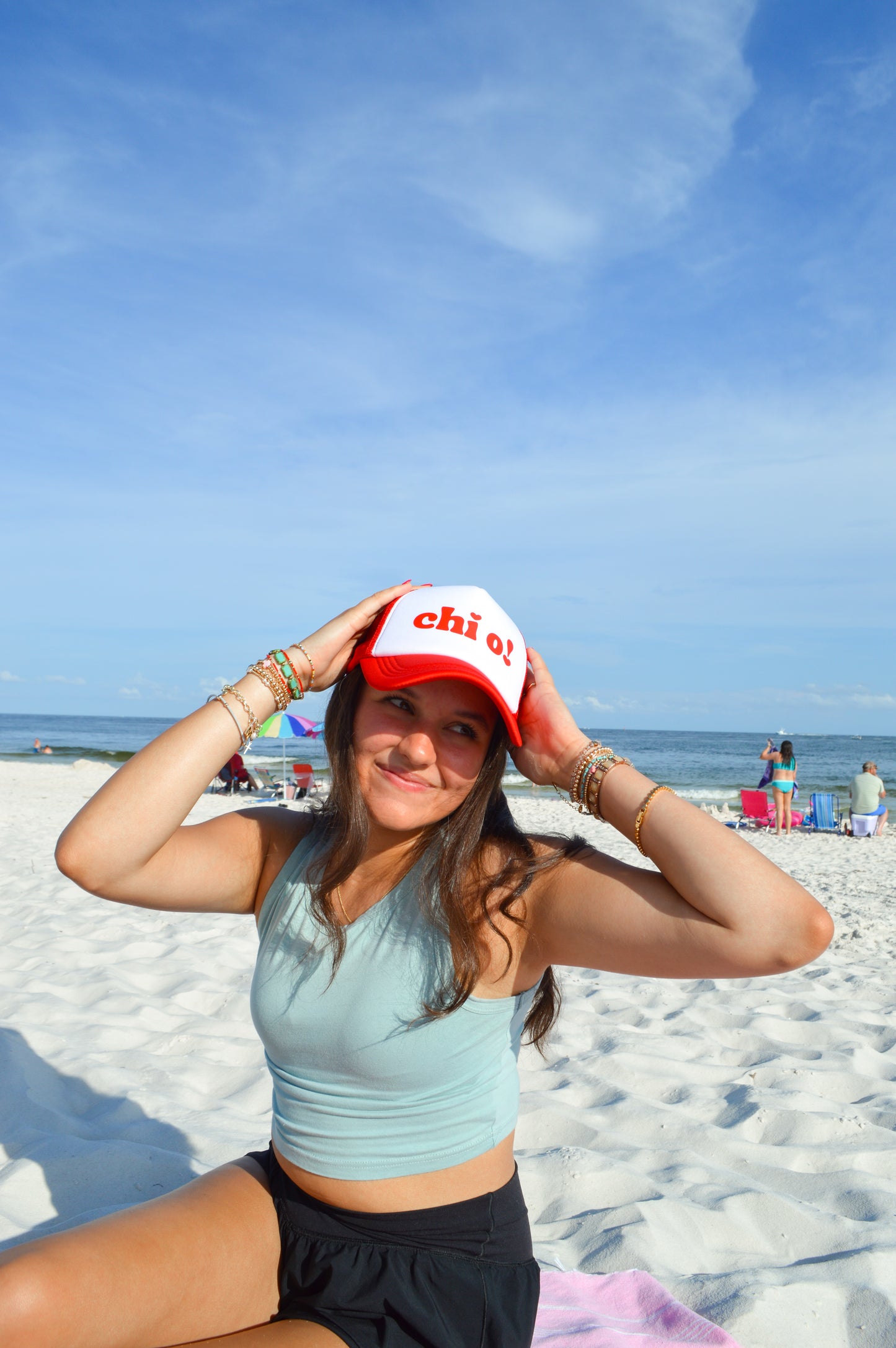 Chi Omega Trucker Hat