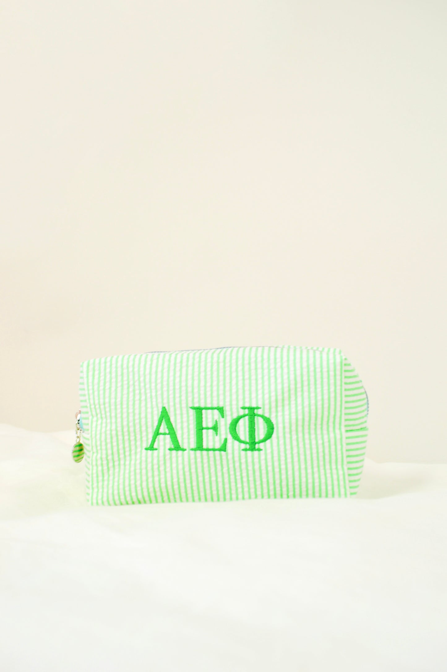 Alpha Epsilon Phi Embroidered Sorority Cosmetic Bag